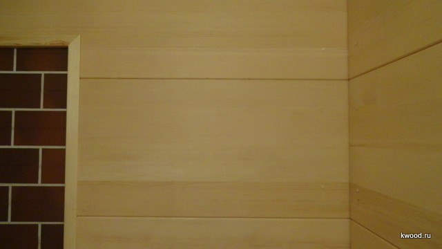 Парилка из кедровых панелей