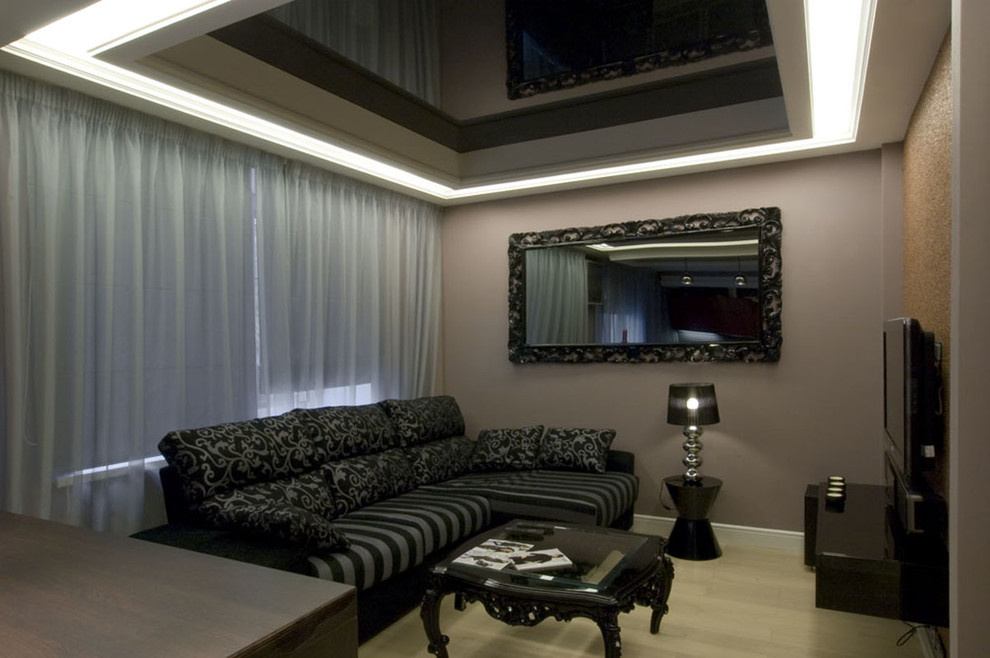 черно-белый интерьер