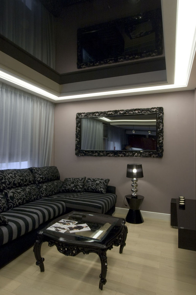 черно-белый интерьер