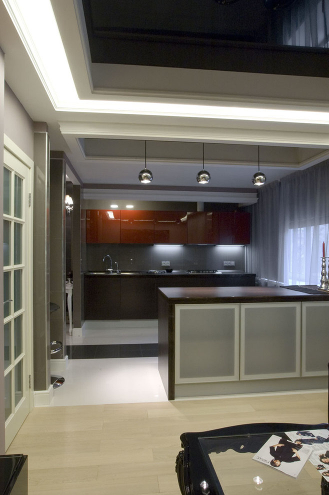 черно-белый интерьер