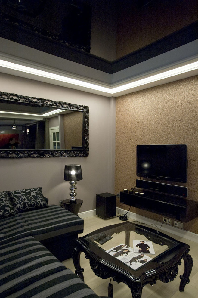 черно-белый интерьер