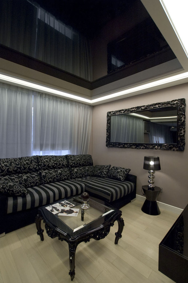 черно-белый интерьер