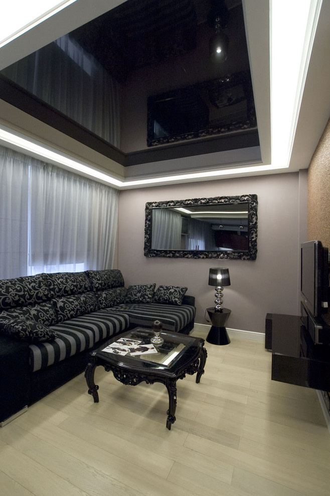 черно-белый интерьер