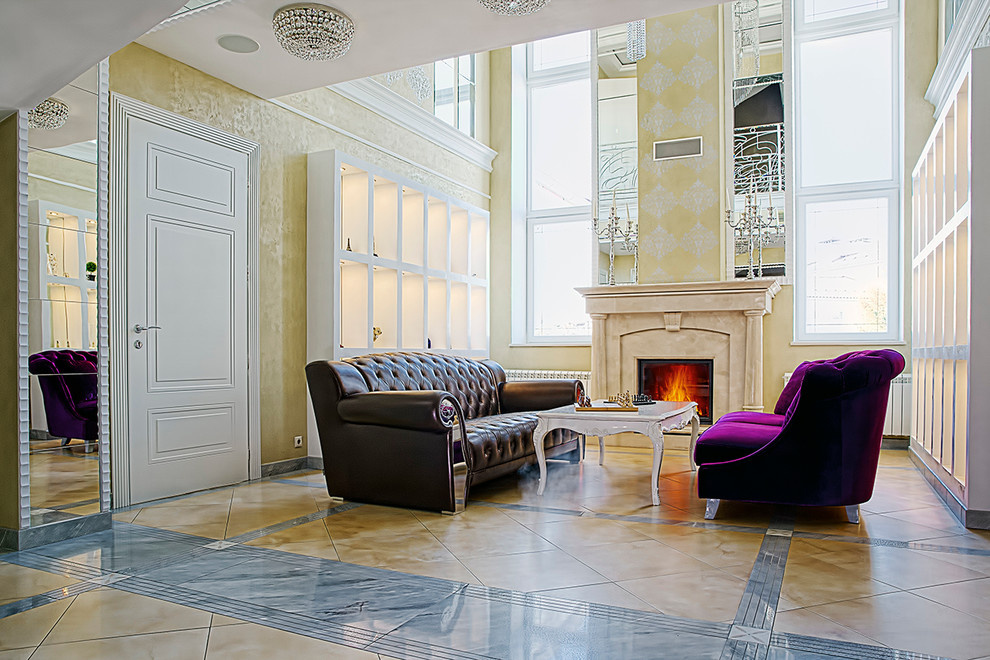 Интерьер коттеджа в стиле Фьюжн в Подмосковье