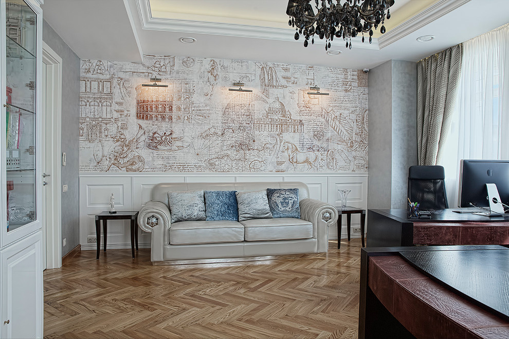 Интерьер коттеджа в стиле Фьюжн в Подмосковье