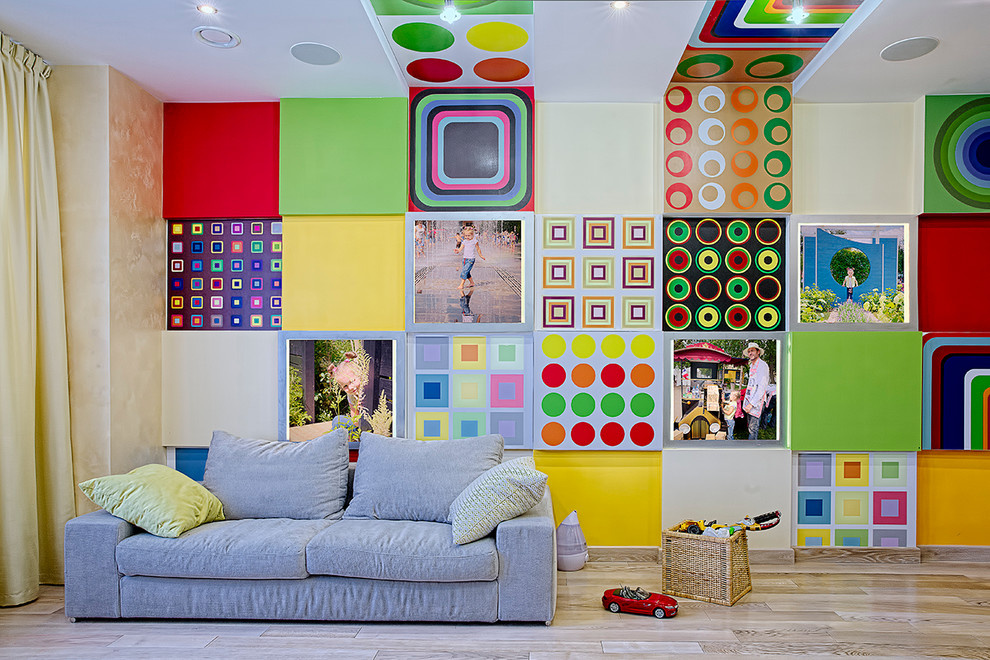 Интерьер коттеджа в стиле Фьюжн в Подмосковье