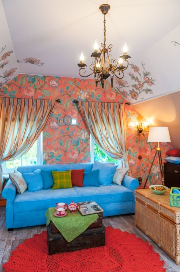 Гостиная в стиле русского прованса