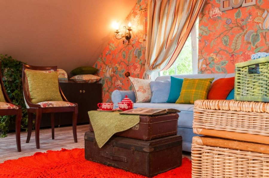 Гостиная в стиле русского прованса