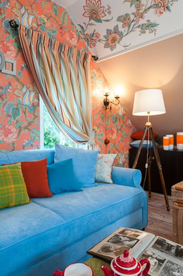 Гостиная в стиле русского прованса