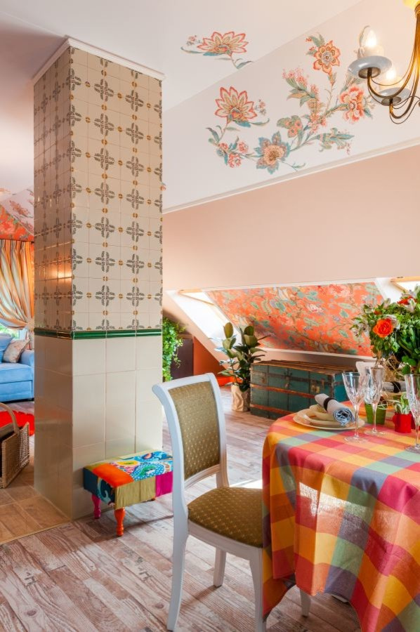 Гостиная в стиле русского прованса