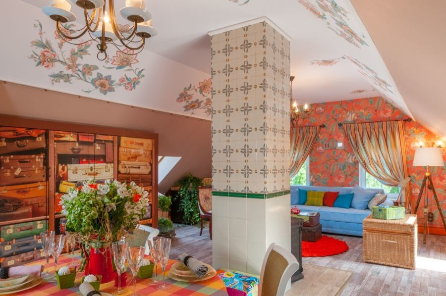 Гостиная в стиле русского прованса