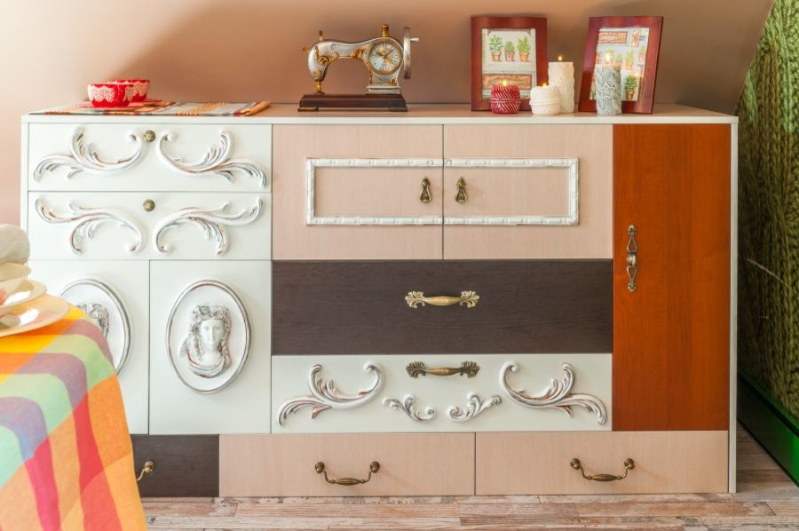 Гостиная в стиле русского прованса