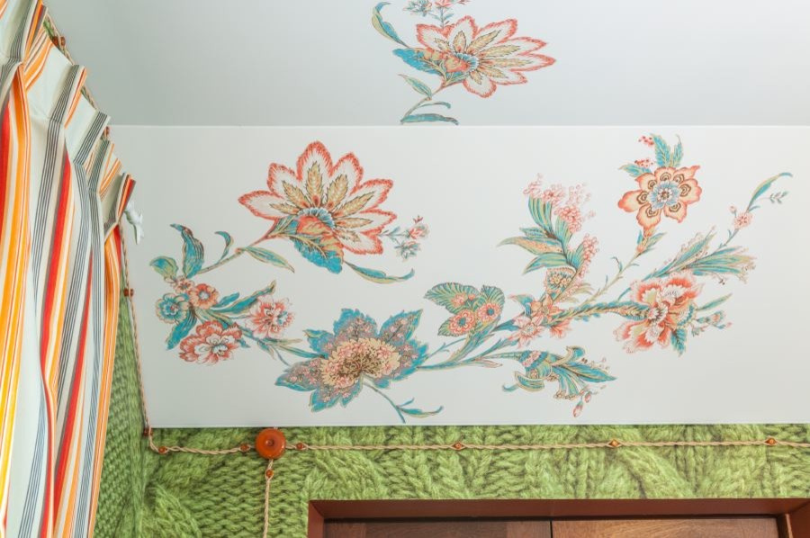 Гостиная в стиле русского прованса