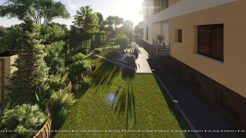 Дизайн участка площадью 12 соток