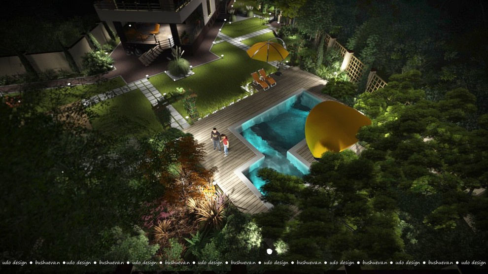 Обложка проекта: Дизайн участка площадью 12 соток