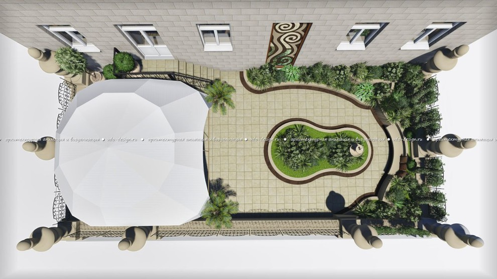 Балкон площадью 100 кв.м.