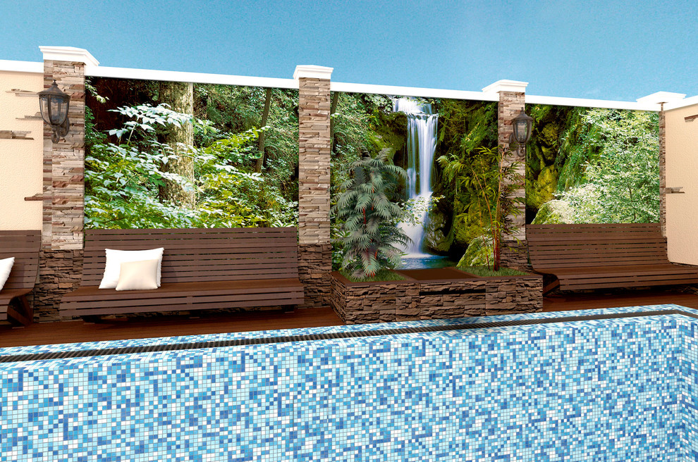 Терраса у бассейна