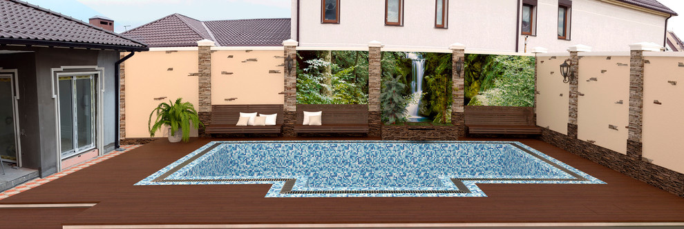 Терраса у бассейна