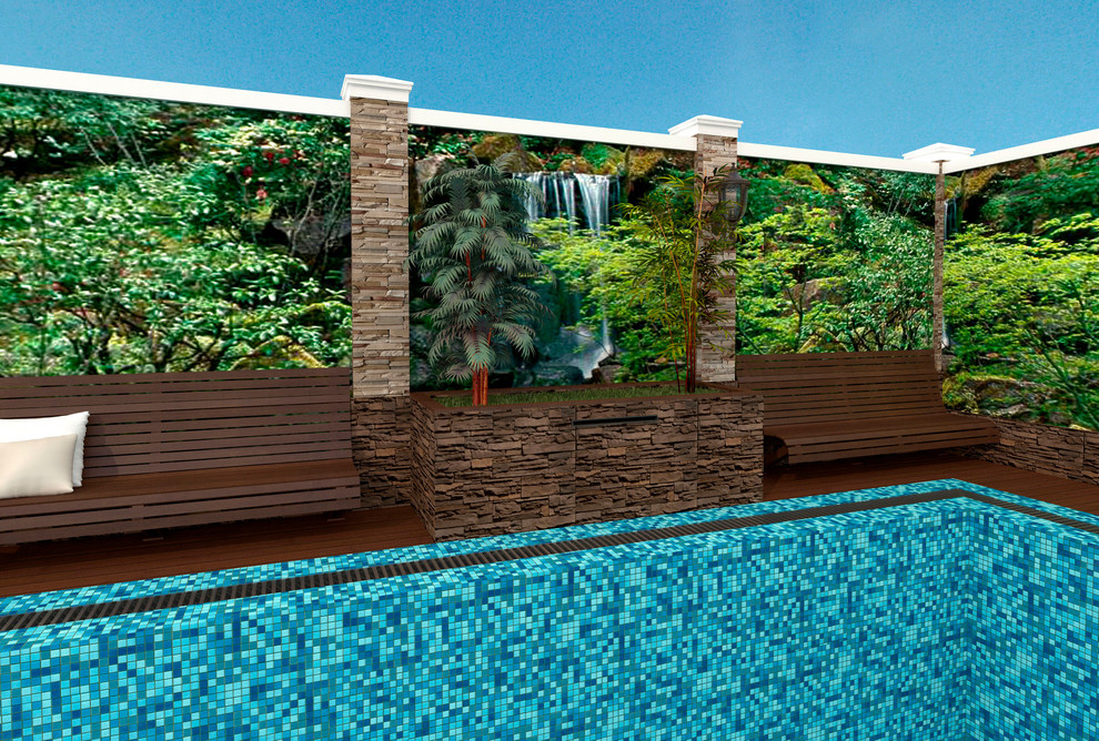 Терраса у бассейна