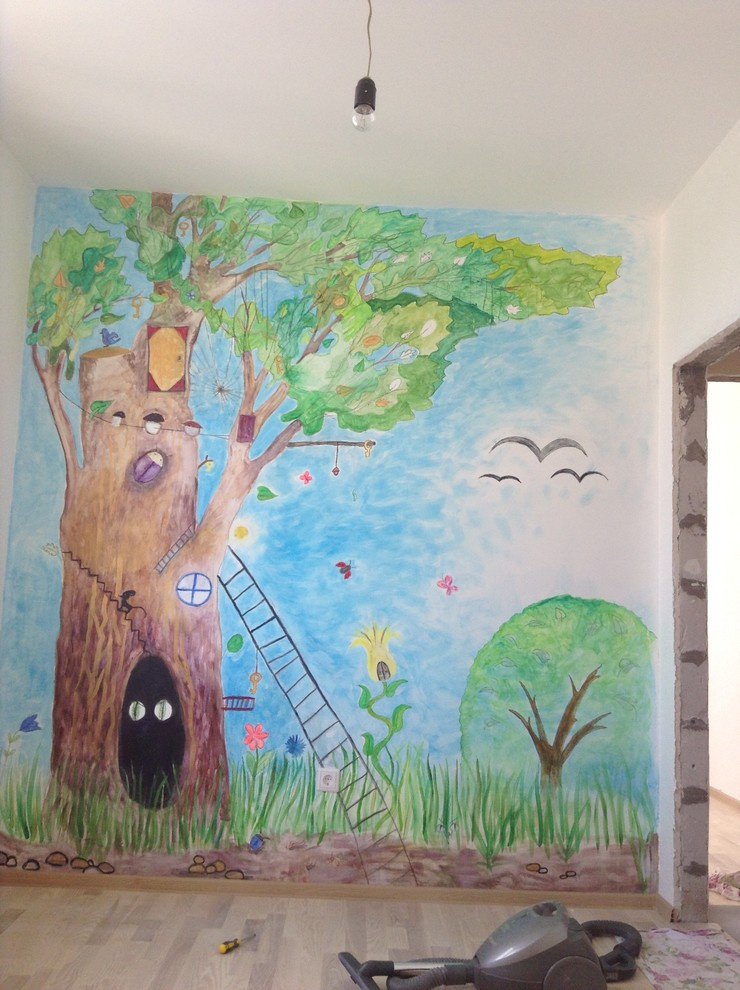 Обложка проекта: росписи в моем доме