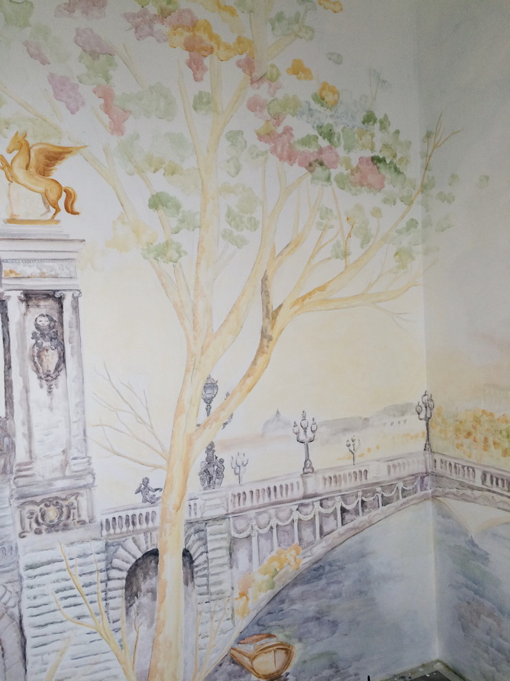 Обложка проекта: Роспись стен "Мост Александра III".