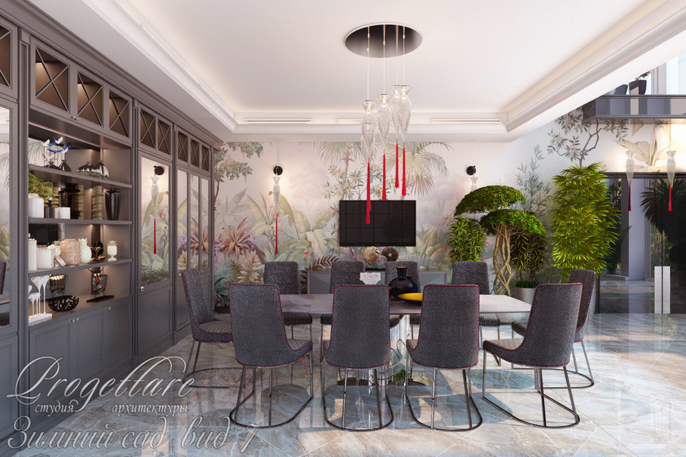 Residential house in Leningrad Oblast, Russia. House area of 750 sq.m.