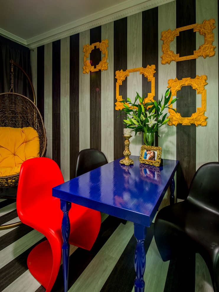 12-метровая кухня в эпатажном стиле