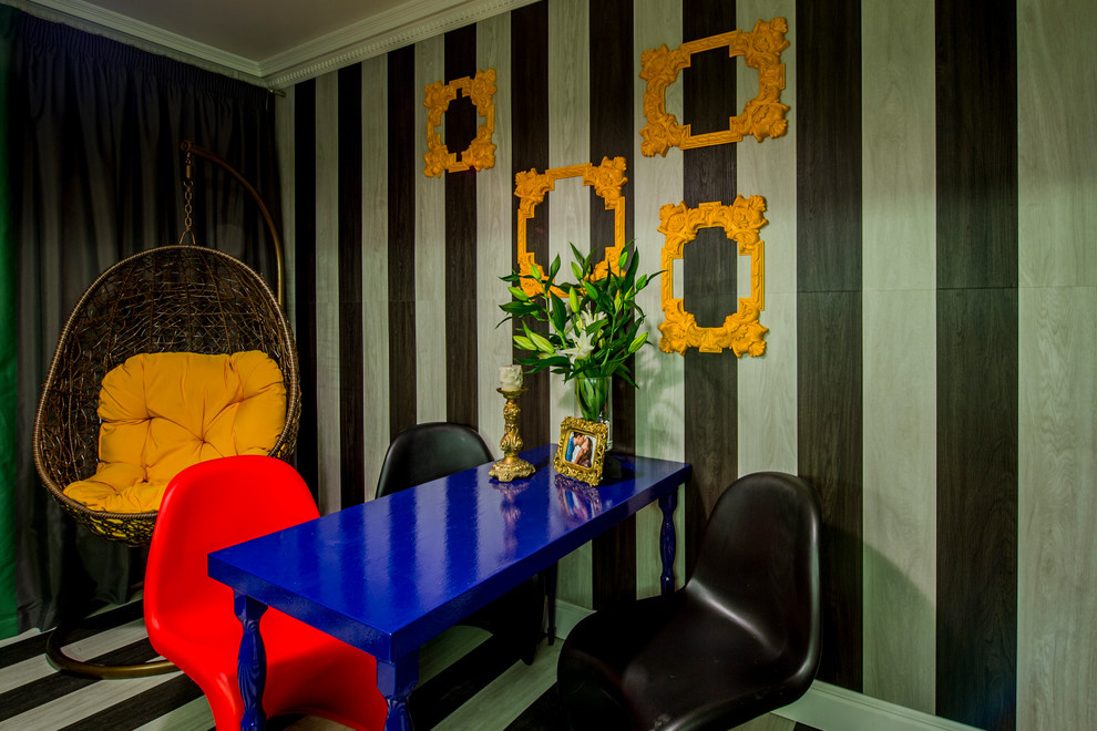 12-метровая кухня в эпатажном стиле