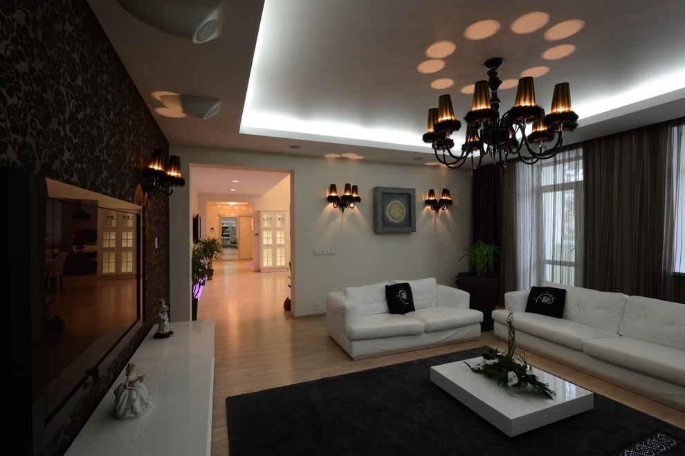 Гостиная с функциями кинозала