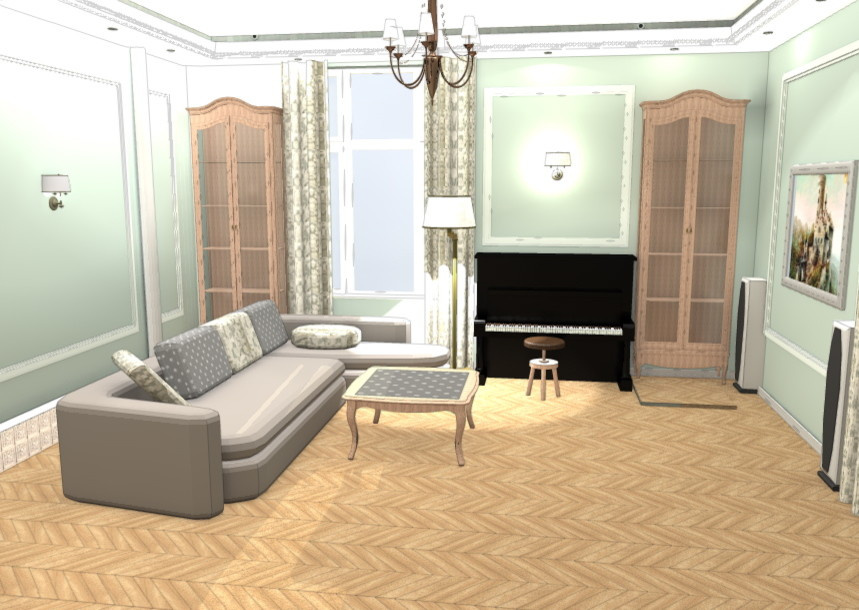 Загородный дом в стиле русской усадьбы