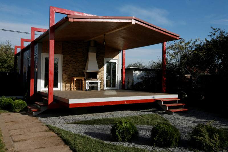 Летняя кухня с ледником. Проект для телепередачи «Дачный ответ»