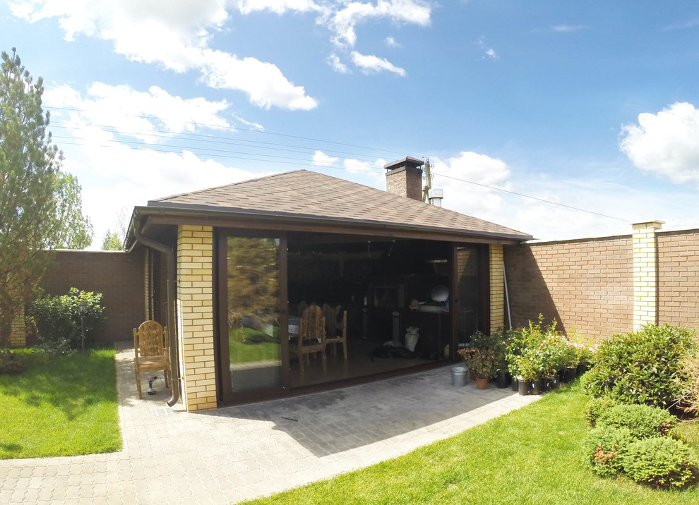 остекление беседки. Алюминиевые подъемно-раздвижные двери