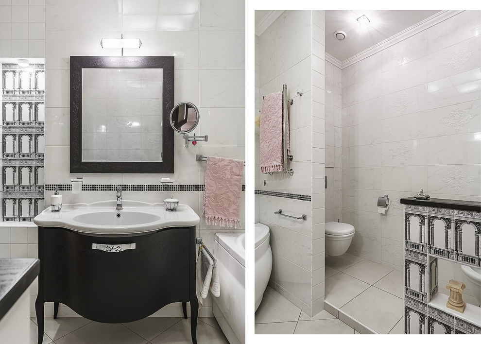 Квартира с архитектурной темой в интерьере