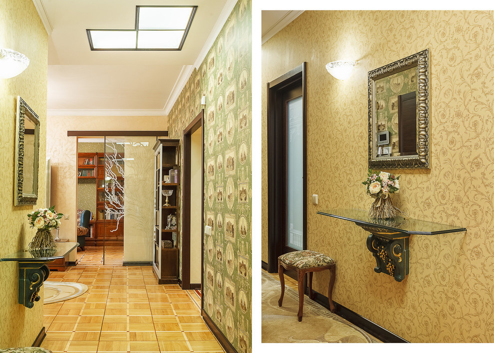 Квартира с архитектурной темой в интерьере