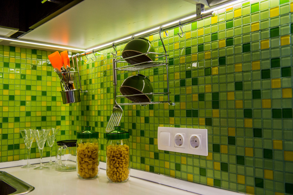 Яркая кухня в стиле Рио