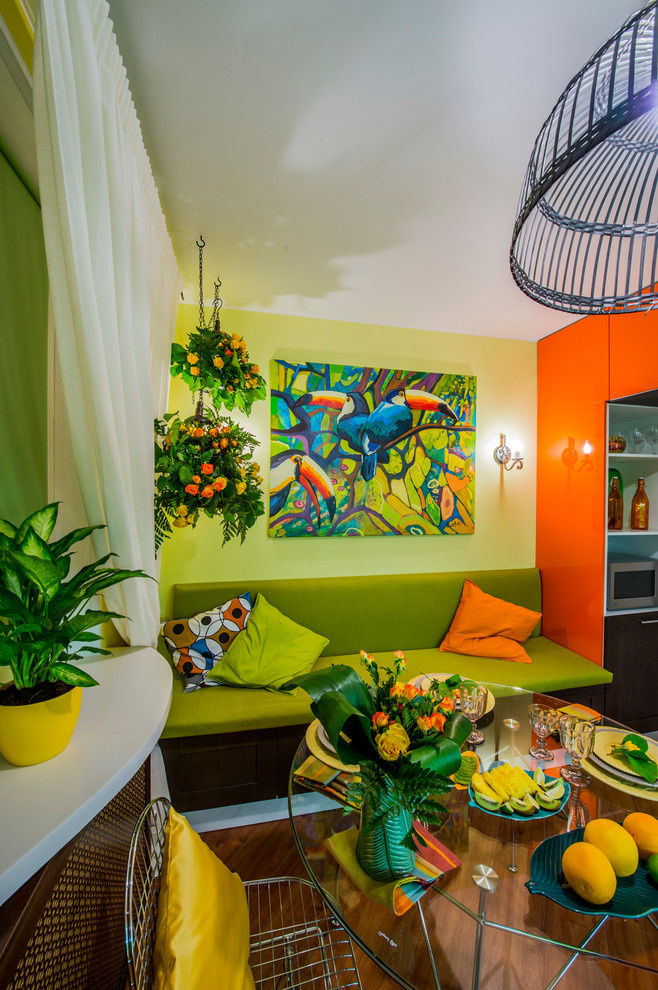 Яркая кухня в стиле Рио