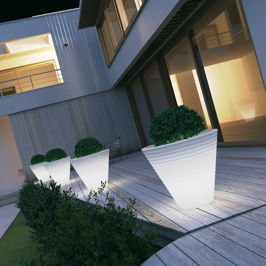 Светящееся интерьерное кашпо Африка