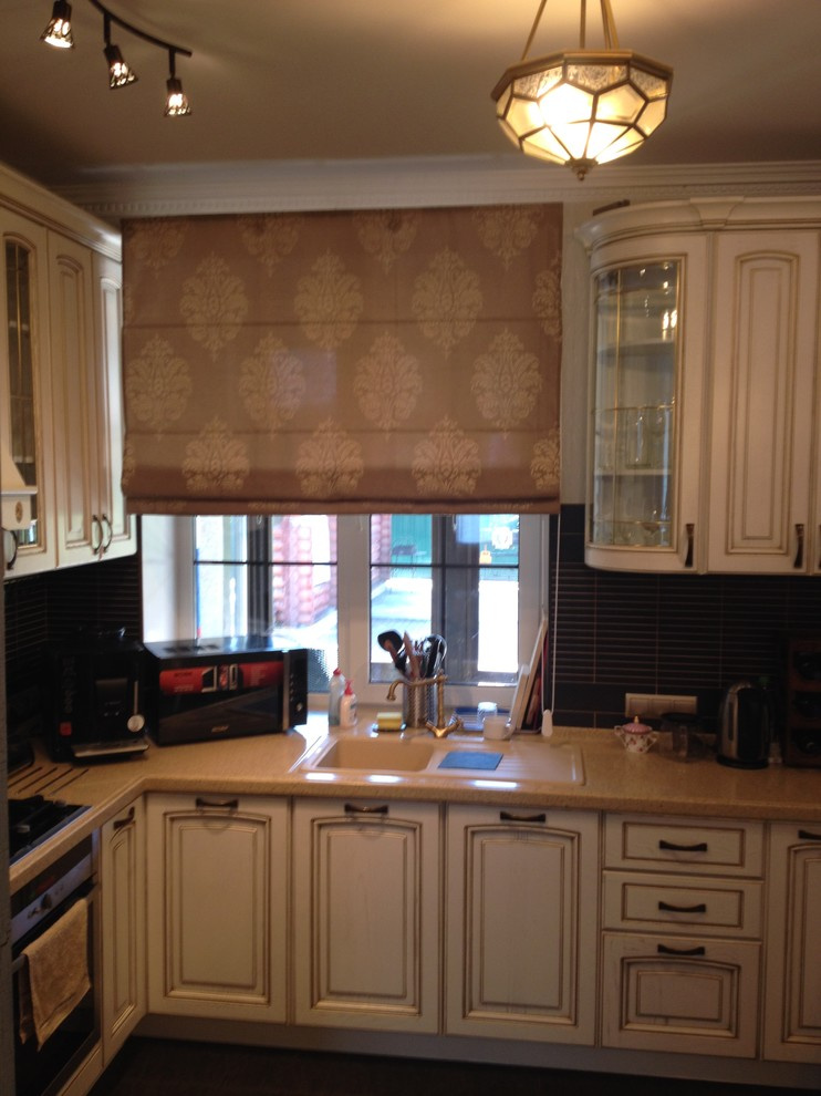 Шторы в кухню гостиную в стиле прованс