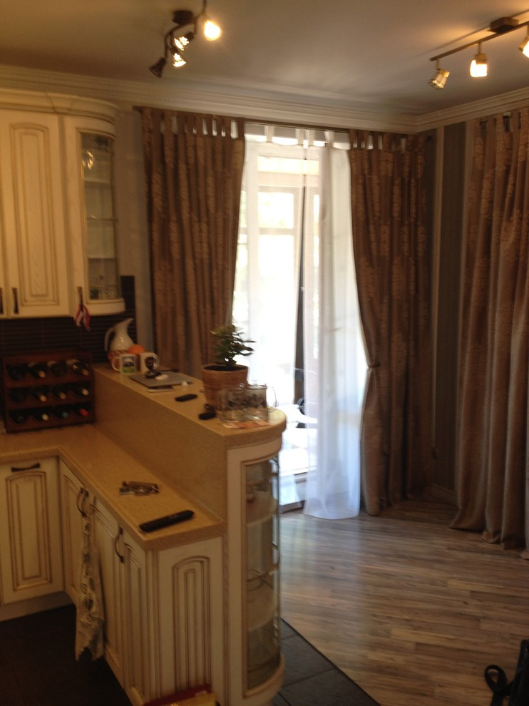 Шторы в кухню гостиную в стиле прованс