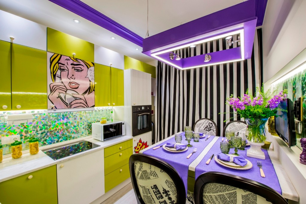 Кухня в стиле поп-арт