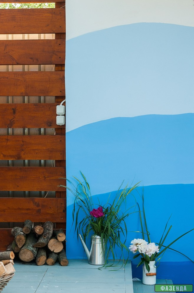 Зона отдыха у бассейна. Телепроект.