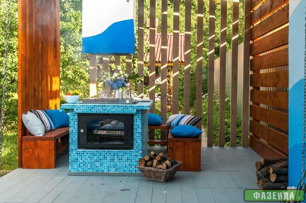 Зона отдыха у бассейна. Телепроект.