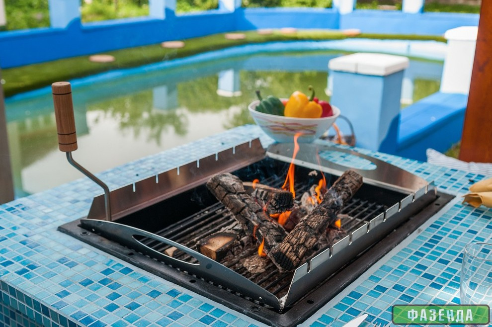 Обложка проекта: Зона отдыха у бассейна. Телепроект.