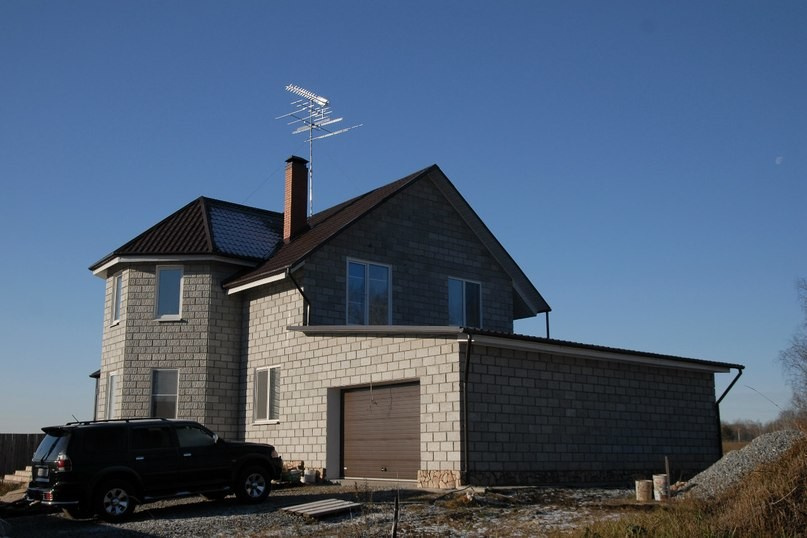 Обложка проекта: Дома построенные из теплоэффективных блоков