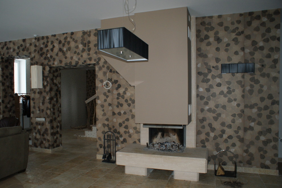 Хороший дом с бревнами