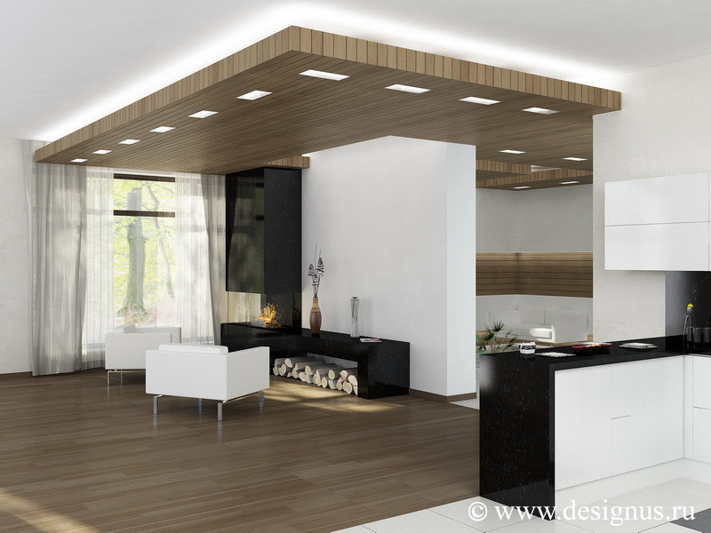 Интерьер таунхауса к кп «Ильинский Квартал»