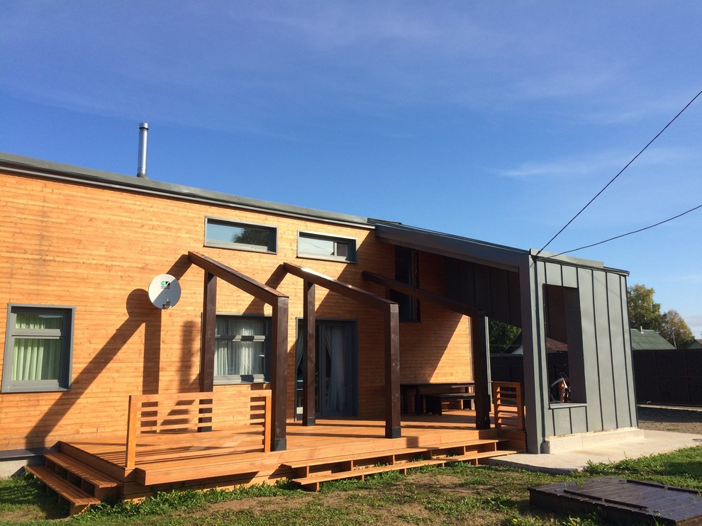 Деревенский дом в современном стиле