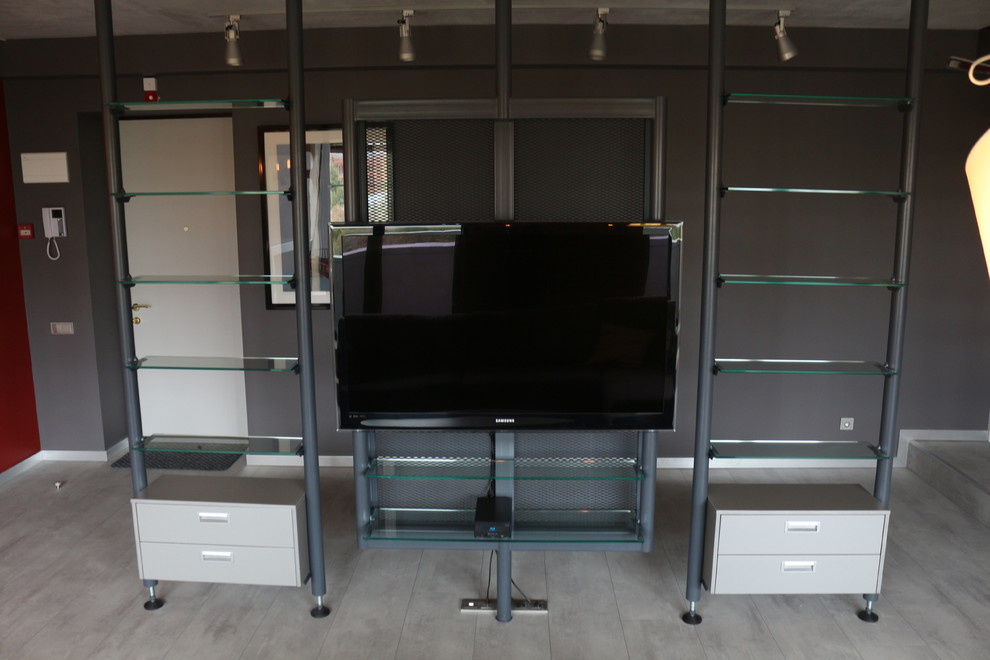 Двухуровневая квартира в стиле лофт/индастриал