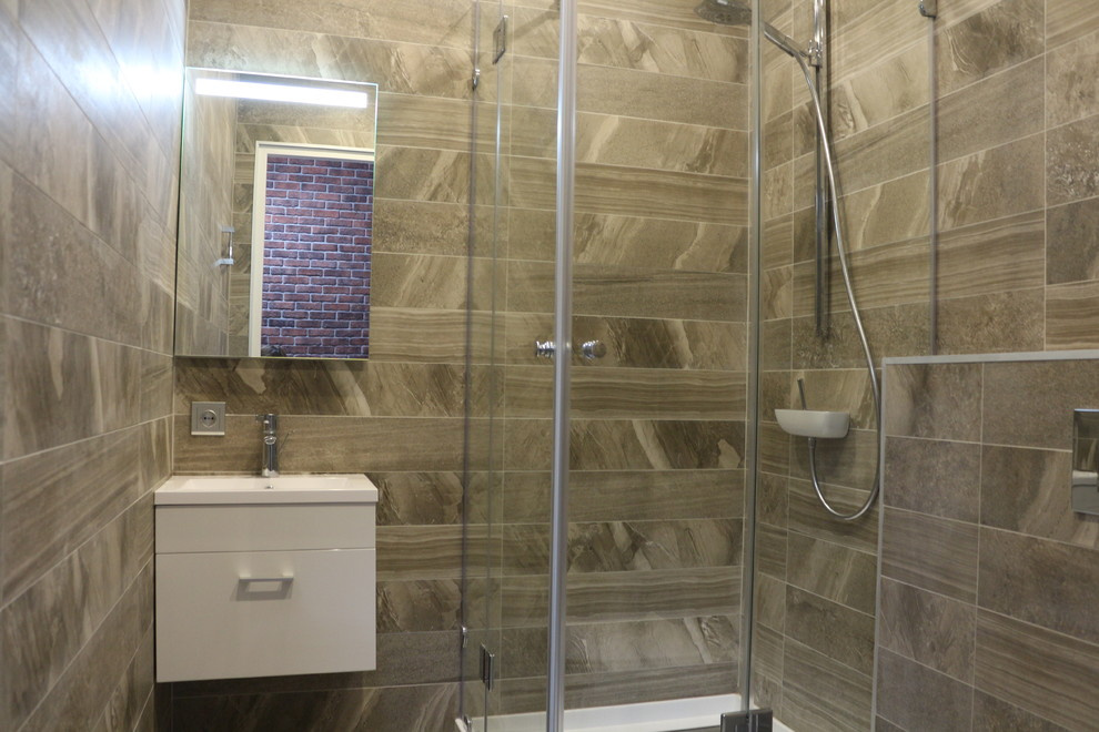 Двухуровневая квартира в стиле лофт/индастриал