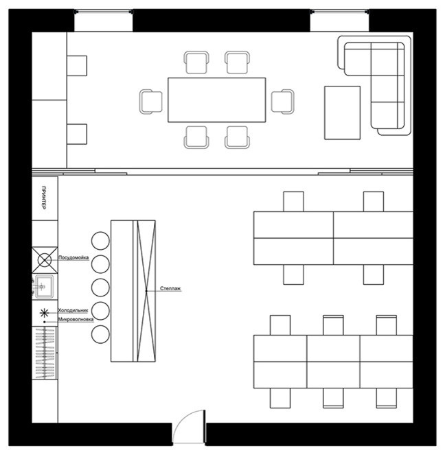 Обложка проекта: Небольшой офис в городе Санкт- Петербург